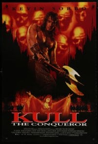 5s480 KULL THE CONQUEROR int'l DS 1sh 1997 Kevin Sorbo, Tia Carrere, Thomas Ian Griffith, Litefoot!