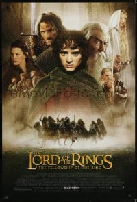 5s530 LORD OF THE RINGS: THE FELLOWSHIP OF THE RING advance 1sh 2001 Tolkien, top cast!