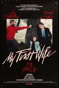 5s604 MY FIRST WIFE 1sh 1984 John Hargreaves & Wendy Hughes in Australian romance!