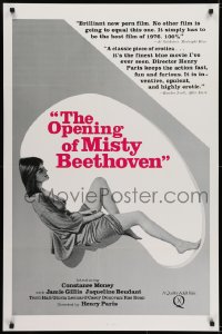 5s630 OPENING OF MISTY BEETHOVEN 1sh 1976 Radley Metzger, sexy Constance Money in title role!