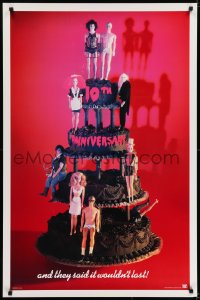 5s729 ROCKY HORROR PICTURE SHOW 1sh R1985 10th anniversary, Barbie Dolls on cake image, recalled!