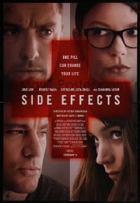5s770 SIDE EFFECTS advance DS 1sh 2013 Jude Law, Rooney Mara, Catherine Zeta-Jones!