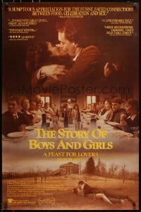 5s832 STORY OF BOYS & GIRLS 1sh 1991 Storia di ragazzi e di ragazze, great images of food & lovers!