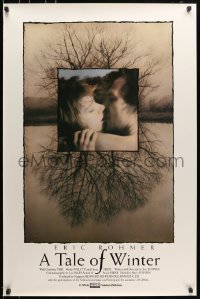 5s856 TALE OF WINTER 1sh 1994 Eric Rohmer's Conte d'hiver, great romantic inset image!