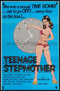 5s862 TEENAGE STEPMOTHER 25x38 1sh 1974 Darby Lloyd Rains, she was a sexual time bomb!