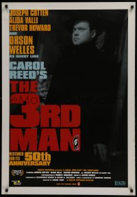 5s870 THIRD MAN 1sh R1999 Orson Welles, Joseph Cotten & Alida Valli by Ferris wheel, classic!