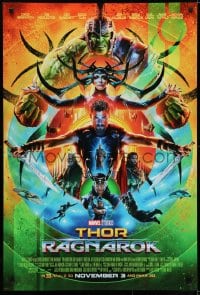 5s873 THOR RAGNAROK advance DS 1sh 2017 motange of Chris Hemsworth in the title role with top cast!