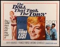 5t609 DOLL THAT TOOK THE TOWN 1/2sh 1965 La Donna del giorno, sexy Virna Lisi, Haya Harareet!
