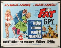 5t631 FAT SPY 1/2sh 1966 artwork of Phyllis Diller & super sexy Jayne Mansfield, a killer diller!