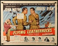 5t642 FLYING LEATHERNECKS style A 1/2sh 1951 air-devils John Wayne & Robert Ryan, Howard Hughes!