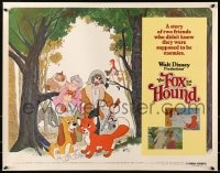 5t649 FOX & THE HOUND 1/2sh 1981 two friends who didn't know they were supposed to be enemies!
