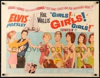 5t660 GIRLS GIRLS GIRLS 1/2sh 1962 swingin' Elvis Presley, Stella Stevens & a line of sexy girls!