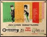 5t700 IRMA LA DOUCE 1/2sh 1963 Shirley MacLaine & Jack Lemmon, directed by Billy Wilder!