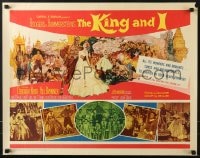5t717 KING & I 1/2sh R1961 art of Deborah Kerr & Yul Brynner in Rodgers & Hammerstein's musical!