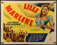 5t745 LILLI MARLENE style B 1/2sh 1951 sexy French Lisa Daniely was all that men want!