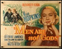 5t774 MEN ARE NOT GODS 1/2sh 1937 profile close up of pretty Miriam Hopkins & Gertrude Lawrence!