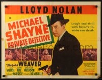 5t775 MICHAEL SHAYNE PRIVATE DETECTIVE 1/2sh 1940 Lloyd Nolan, Majorie Weaver & Elizabeth Patterson!