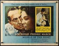 5t776 MIDDLE OF THE NIGHT style B 1/2sh 1959 sexy young Kim Novak w/older Fredric March!