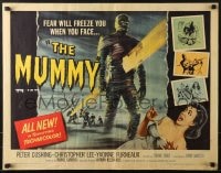 5t782 MUMMY 1/2sh 1959 Hammer horror, Wiggins art of Christopher Lee as the bandaged monster!