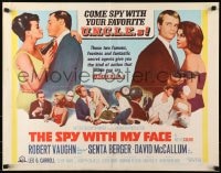 5t899 SPY WITH MY FACE 1/2sh 1966 Robert Vaughn, Man David McCallum, Berger, Man From UNCLE!