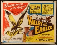 5t958 VALLEY OF THE EAGLES 1/2sh 1952 combat with savage wolves, English Arctic thriller!