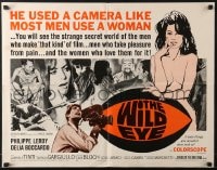 5t983 WILD EYE 1/2sh 1968 AIP, psycho cameraman used a camera like most men use a woman!