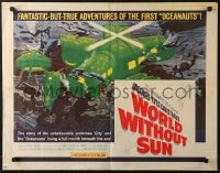5t993 WORLD WITHOUT SUN 1/2sh 1965 Le Monde sans Soleil, adventures of Jacques-Yves Cousteau's oceanauts!
