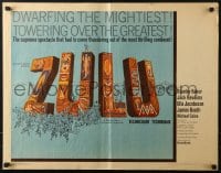 5t999 ZULU 1/2sh 1964 Stanley Baker & Michael Caine classic, dwarfing the mightiest!