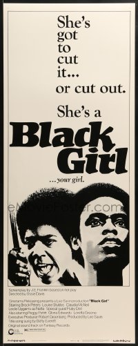 5t045 BLACK GIRL insert 1972 directed by Ossie Davis, Claudia McNeil has to cut it or cut out!