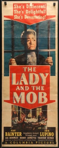 5t208 LADY & THE MOB insert 1939 Ida Lupino, Fay Bainter, different, delightful, devastating!
