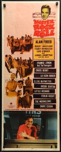 5t257 MISTER ROCK & ROLL insert 1957 musicians Alan Freed, Little Richard, Chuck Berry!