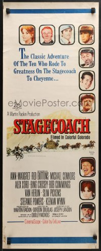 5t408 STAGECOACH insert 1966 Ann-Margret, Red Buttons, Bing Crosby, great Norman Rockwell art!