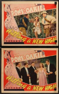 5w877 HITTING A NEW HIGH 2 LCs 1937 Lily Pons, Jack Oakie, Edward Everett Horton, Howard, Ciannelli