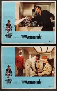 5w909 LIVE & LET DIE 2 West Hemi LCs 1973 Roger Moore as James Bond, Yaphet Kotto and Julius Harris!