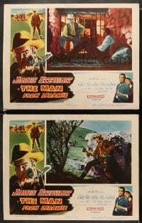 5w912 MAN FROM LARAMIE 2 LCs 1955 cool images of James Stewart, directed by Anthony Mann!