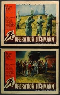 5w937 OPERATION EICHMANN 2 LCs 1961 World War II, the man hunt of the century for the Nazi butcher!