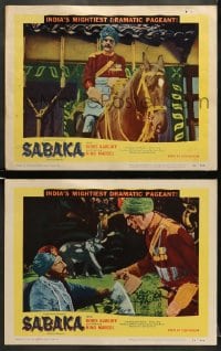 5w947 SABAKA 2 LCs 1954 you'll never forget Boris Karloff or the 150 thundering elephants!