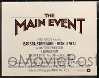 5w003 MAIN EVENT 13 color 11x14 stills 1979 Barbra Streisand with boxer Ryan O'Neal!