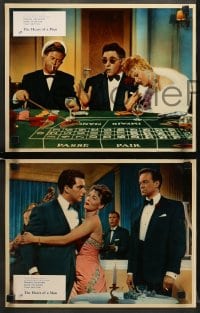 5w594 HEART OF A MAN 4 English LCs 1959 Frankie Vaughan, sexy Anne Heywood, roulette gambling!