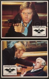 5w015 3 DAYS OF THE CONDOR 8 LCs 1975 analyst Robert Redford & Faye Dunaway, Sidney Pollack!