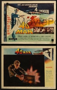 5w017 4D MAN 8 LCs 1959 includes great fx scenes of Robert Lansing passing through solid matter!