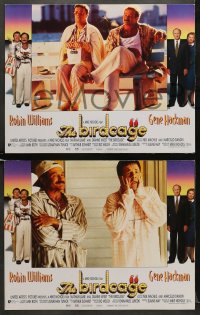 5w037 BIRDCAGE 8 LCs 1996 gay Robin Williams & Nathan Lane, Gene Hackman, Dianne Wiest!