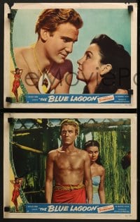 5w430 BLUE LAGOON 6 LCs 1949 great images of young Jean Simmons, Cyril Cusak, Donald Houston!