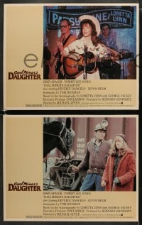 5w671 COAL MINER'S DAUGHTER 3 LCs 1980 images of Spacek as Loretta Lynn, directed by Michael Apted!