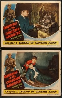 5w683 DANGERS OF THE CANADIAN MOUNTED 3 ch 1 LCs 1948 Bannon, Jolley, Warde, Legend of Genghis Khan!