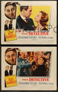 5w075 DETECTIVE 8 LCs 1954 Alec Guinness, gorgeous Joan Greenwood, Peter Finch, Cecil Parker!