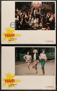 5w129 HAIR 8 LCs 1979 Milos Forman, Treat Williams, musical, let the sun shine in!