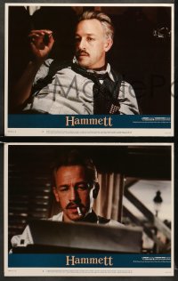5w131 HAMMETT 8 LCs 1982 Wim Wenders directed, great images of Frederic Forrest, Marilu Henner!