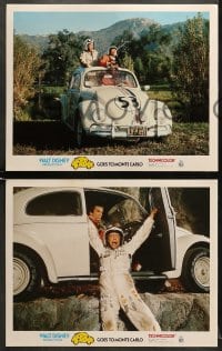 5w137 HERBIE GOES TO MONTE CARLO 8 LCs 1977 Disney, wacky Volkswagen Beetle car racing!