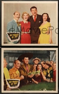 5w446 HIT PARADE OF 1951 6 LCs 1950 John Carroll & Marie McDonald, musical, dancing, gambling!